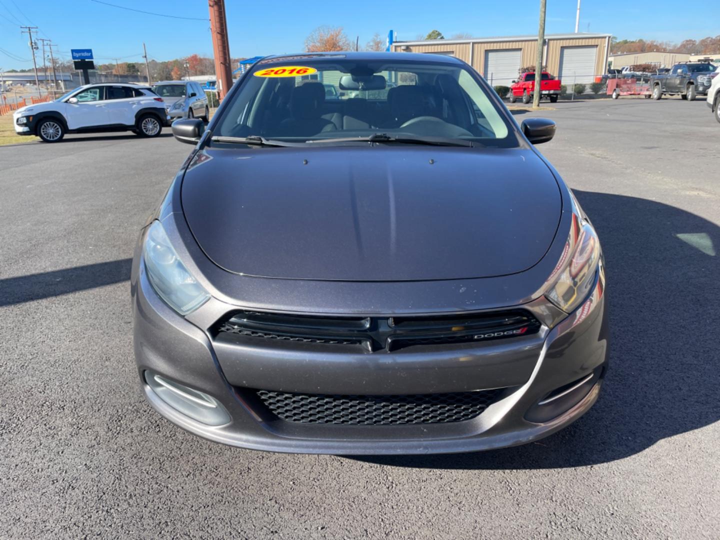 2016 Gray Dodge Dart (1C3CDFBB9GD) with an 4-Cyl MltAr Tgrshrk 2.4L engine, Manual, 6-Spd transmission, located at 8008 Warden Rd, Sherwood, AR, 72120, (501) 801-6100, 34.830078, -92.186684 - Photo#2